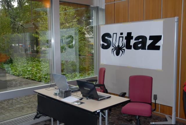Le stand SliTaz